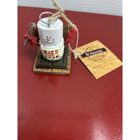 S'mores Holiday Ornament - White and Red - Picture 2 of 8
